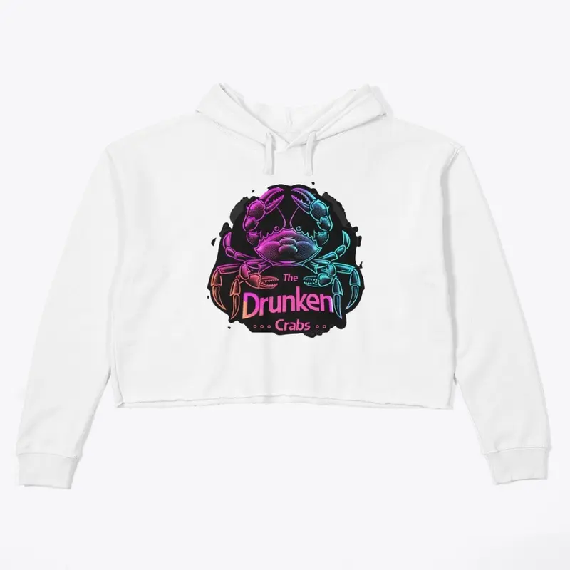 Drunken Design 2 Crop Hoodie 